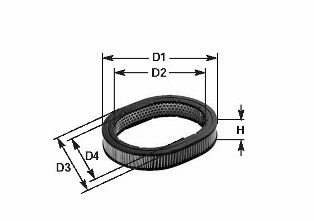 CLEAN FILTERS Ilmansuodatin MA1050